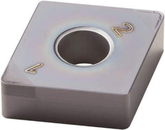 Seco - CNGM432 WZ Grade CBN060K PCBN Turning Insert - TiSiAlN Finish, 80° Diamond, 1/2" Inscr Circle, 3/16" Thick, 1/32" Corner Radius - Americas Industrial Supply