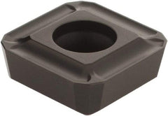 Seco - SPGX12T3 C1 Grade DP3000 Carbide Indexable Drill Insert - TiCN/Al2O3 Finish, Square, 1/2" Inscribed Circle - Americas Industrial Supply