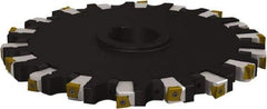 Seco - Arbor Hole Connection, 1.0236" Cutting Width, 4.4606" Depth of Cut, 315mm Cutter Diam, 2.3622" Hole Diam, 9 Tooth Indexable Slotting Cutter - 335.25 Toolholder, L/XNHQ 1407 Insert - Americas Industrial Supply