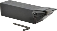 Seco - DVJN, Right Hand Cut, 93° Lead Angle, 1-1/4" Shank Height x 1-1/4" Shank Width, Negative Rake Indexable Turning Toolholder - 6" OAL, VNMG 332 Insert Compatibility, Series Dual Clamp - Americas Industrial Supply