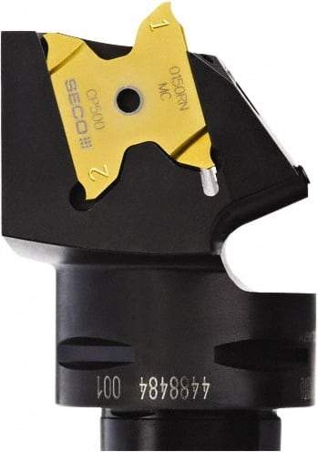 Seco - System Size C5, Right Hand Cut, 0.2559" Max Depth of Cut, 0.1181" Max Width of Cut, Modular Cutoff Cutting Unit Head - X4GK25.. Insert Style, 2.3622" Head Length, 1.378" Center to Cutting Edge, Series Jetstream, Seco-Capto - Americas Industrial Supply
