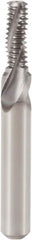 Seco - M4x0.70 Metric Coarse, 0.124" Cutting Diam, 3 Flute, Solid Carbide Helical Flute Thread Mill - Internal Thread, 0.315" LOC, 1.929" OAL, 6mm Shank Diam - Americas Industrial Supply