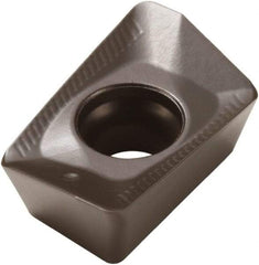 Seco - XOMX120424 ME08 Grade T350M Carbide Milling Insert - TiCN/Al2O3 Finish, 0.163" Thick, 3/32" Corner Radius - Americas Industrial Supply