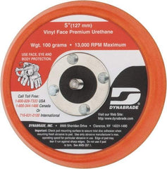 Dynabrade - 5" Diam Disc Backing Nonvacuum Replacement Pad - Medium Density, 13,000 RPM - Americas Industrial Supply