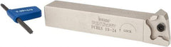Iscar - External Thread, 0.256" Max Depth of Cut, 0.8mm Min Groove Width, 4.7" OAL, Left Hand Indexable Grooving Cutoff Toolholder - 3/4" Shank Height x 3/4" Shank Width, PENTA 24... Insert Style, PCHLS Toolholder Style, Series PentaCut - Americas Industrial Supply