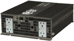 Tripp-Lite - 4 Connection, 12 VDC Input, 120 VAC Output, 6,000 Peak Wattage, Surface Mount Power Inverter - 10-1/2" Wide x 4" Deep x 4" High, 3,000 Watt Continuous Output Power, Fan Cooled - Americas Industrial Supply
