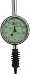 Mahr - 1" Range, 0-100 Dial Reading, 0.001" Graduation Dial Drop Indicator - 2-1/4" Dial, 0.1" Range per Revolution, 0.001" Accuracy, Revolution Counter - Americas Industrial Supply