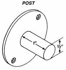 Mahr - Post Drop Indicator Back - Use with AGD Group 4 Series E/R - Americas Industrial Supply