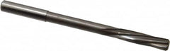Magafor - 7.94mm Solid Carbide 6 Flute Chucking Reamer - Spiral Flute, 0.315" Straight Shank, 1-19/64" Flute Length, 4-5/8" OAL - Americas Industrial Supply