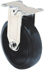 Albion - 3-1/2" Diam x 1-3/8" Wide x 4-3/4" OAH Top Plate Mount Swivel Caster - Polyurethane, 225 Lb Capacity, Ball Bearing, 2-1/2 x 3-3/4" Plate - Americas Industrial Supply