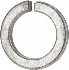 Value Collection - 1-3/4", 1.758" ID, 0.389" Thick Split Lock Washer - Grade 8 Spring Steel, Zinc-Plated Finish, 1.758" Min ID, 1.789" Max ID, 2.679" Max OD - Americas Industrial Supply