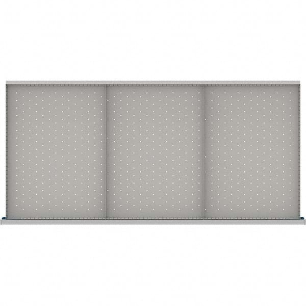 LISTA - 3-Compartment Drawer Divider Layout for 3.15" High Drawers - Americas Industrial Supply