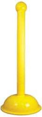 NMC - 41" High, 3" Pole Diam, Warning Post - Yellow - Americas Industrial Supply