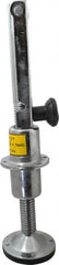 Vestil - 18 Inches Overall Height, 5,000 Lbs. Load Limit Leveling Jack - 4-1/2 Inches to 13-1/2 Inches Height Below Frame, 9 Inch Long Screw Travel - Americas Industrial Supply