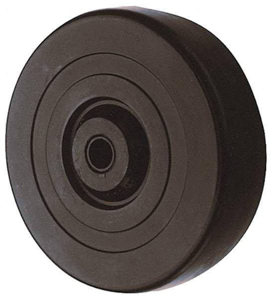 Albion - 3 Inch Diameter x 1-1/4 Inch Wide, Hard Rubber Caster Wheel - 210 Lb. Capacity, 1-19/32 Inch Hub Length, 5/16 Inch Axle Diameter, Self-Lube Bearing - Americas Industrial Supply