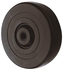 Albion - 3 Inch Diameter x 1-1/4 Inch Wide, Hard Rubber Caster Wheel - 210 Lb. Capacity, 1-19/32 Inch Hub Length, 5/16 Inch Axle Diameter, Self-Lube Bearing - Americas Industrial Supply