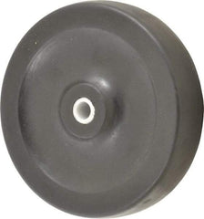 Albion - 4 Inch Diameter x 15/16 Inch Wide, Hard Rubber Caster Wheel - 135 Lb. Capacity, 1-5/32 Inch Hub Length, 5/16 Inch Axle Diameter, Self-Lube Bearing - Americas Industrial Supply