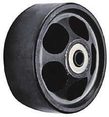 Albion - 8 Inch Diameter x 2-1/2 Inch Wide, Semi-Steel Caster Wheel - 1,650 Lb. Capacity, 2-15/16 Inch Hub Length, 1/2 Inch Axle Diameter, Roller Bearing - Americas Industrial Supply