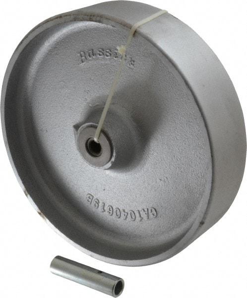 Albion - 10 Inch Diameter x 2-1/2 Inch Wide, Semi-Steel Caster Wheel - 1,650 Lb. Capacity, 2-15/16 Inch Hub Length, 1/2 Inch Axle Diameter, Roller Bearing - Americas Industrial Supply