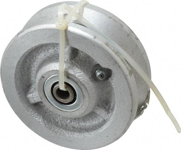 Albion - 4 Inch Diameter x 1-1/2 Inch Wide, Cast Iron Caster Wheel - 600 Lb. Capacity, 1-3/4 Inch Hub Length, 3/8 Inch Axle Diameter, Roller Bearing - Americas Industrial Supply