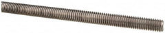 Made in USA - 3/8-16 UNC (Coarse), 6' Long, Low Carbon Steel Threaded Rod - Oil Finish Finish, Right Hand Thread - Americas Industrial Supply