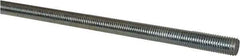 Made in USA - 3/4-10 UNC (Coarse), 6' Long, Low Carbon Steel Threaded Rod - Zinc-Plated Finish, Right Hand Thread - Americas Industrial Supply