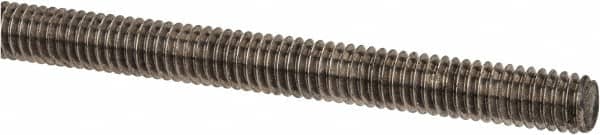 Made in USA - 5/16-18 UNC (Coarse), 6' Long, Stainless Steel Threaded Rod - Right Hand Thread - Americas Industrial Supply