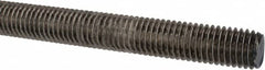Made in USA - 5/8-11 UNC (Coarse), 6' Long, Stainless Steel Threaded Rod - Right Hand Thread - Americas Industrial Supply
