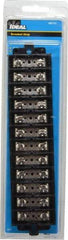 Ideal - 12 Poles, 600 Volt, 60 Amp, -40 to 266°F, Polyester Thermoplastic, Polyester Thermoplastic Multipole Terminal Block - Nickle Plated Brass, 22 to 6 AWG Compatibility, 1-1/4 Inch High - Americas Industrial Supply