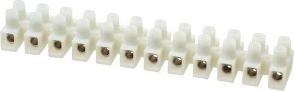 Ideal - 0.7mm High x 7.9mm Long, Terminal Block Barrier Strip - Use with 12 Pole Terminal Blocks - Americas Industrial Supply