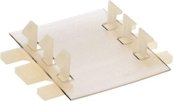 Ideal - 0.8mm High x 4.9" Long, Terminal Block End Cover - Use with 89-400 Terminal Strip Series - Americas Industrial Supply