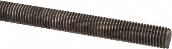 Made in USA - 5/16-24 UNF (Fine), 6' Long, Stainless Steel Threaded Rod - Right Hand Thread - Americas Industrial Supply
