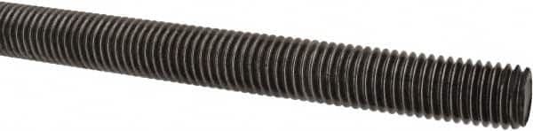 Value Collection - 5/8-11 UNC (Coarse), 6' Long, Alloy Steel Threaded Rod - Plain Finish, Right Hand Thread - Americas Industrial Supply