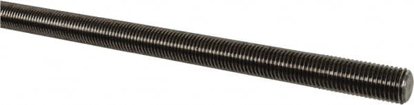 Value Collection - 1-8 UNC (Coarse), 6' Long, Alloy Steel Threaded Rod - Right Hand Thread - Americas Industrial Supply
