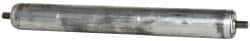 Made in USA - Replacement Conveyor Roller for 16 Inches Between Frame - 1.9 Inch Diameter, 7/16 Inch Axle, Galvanized Steel Finish, 16 Gage - Americas Industrial Supply