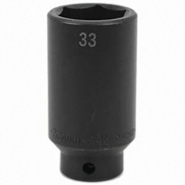 SK - Impact Socket - 1/2"DR 33MM DEEP IMPACT SOCKET - Americas Industrial Supply