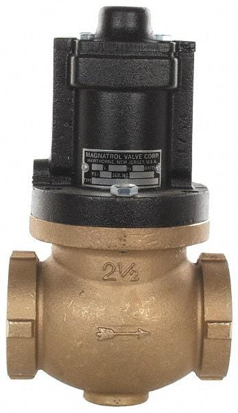 Magnatrol Valve - 2-1/2" Port, 2 Way, Solenoid Valve - Normally Closed - Americas Industrial Supply