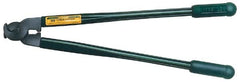 Greenlee - 28" OAL, 7/16" Capacity, Cable Cutter - Rubber Handle - Americas Industrial Supply