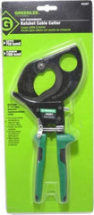 Greenlee - 11" OAL, 1,000 MCM Capacity, Cable Cutter - Molded Plastic Handle - Americas Industrial Supply