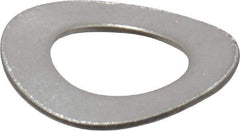 Value Collection - M6 Screw, 6.4mm ID x 12mm OD, Grade 18-8 Stainless Steel Wave Disc Spring - 0.5mm Thick, 2.6mm Overall Height - Americas Industrial Supply