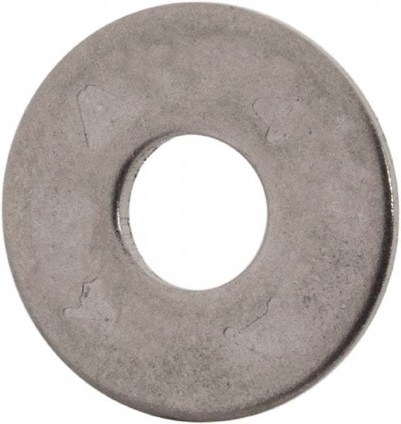Value Collection - M5 Screw, Grade 316 Stainless Steel Fender Flat Washer - 5.3mm ID x 15mm OD, Plain Finish - Americas Industrial Supply