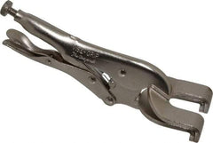 Irwin - 9" OAL Standard Jaw Panel Clamp Weld Locking Pliers - 3/8" Jaw Depth, 3/8" Jaw Opening - Americas Industrial Supply