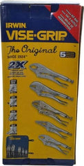 Irwin - 5 Piece Locking Plier Set - Comes in Kit Bag - Americas Industrial Supply