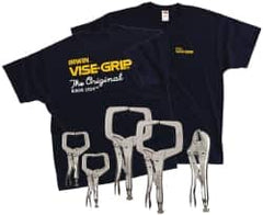 Irwin - 5 Piece C-Clamps Plier Set - Comes in Display Card - Americas Industrial Supply