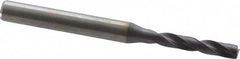 Kennametal - 4mm 180° Spiral Flute Solid Carbide Screw Machine Drill Bit - Americas Industrial Supply