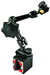 #660 - 1-3/16 x 1-9/16 x 1-3/8" Base Size  - Power On/Off with Triple-Jointed Arm - Magnetic Base Indicator Holder - Americas Industrial Supply