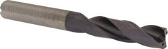 Kennametal - 10mm 180° Spiral Flute Solid Carbide Screw Machine Drill Bit - Right Hand Cut, 47mm Flute Length, 89mm OAL, Flat-Bottom Point, Straight Shank, Through Coolant - Americas Industrial Supply