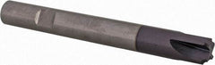 Komet - 1mm Radius, 0.0394" Mill Diam, 4 Flute Solid Carbide Corner Rounding End Mill - Single End, TiAlN Finish, 2.756" OAL, 0.315" Shank Diam - Americas Industrial Supply