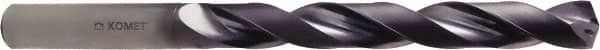 Komet - 3mm, 140° Point, Spiral Flute, Solid Carbide Taper Length Drill Bit - TiAlN Finish, 70mm OAL, Series KUB Drillmax - Americas Industrial Supply
