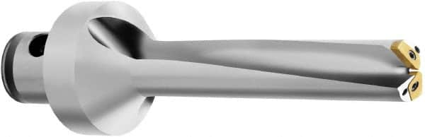 Komet - 4.527" Max Drill Depth, 5xD, 22.4mm Diam, Indexable Insert Drill - 2 Inserts, ABS 50 Modular Connection Shank - Americas Industrial Supply